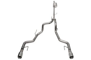 Ford F-150 SuperCrew Performance Exhaust - Dual Rear Exit - CORSA Performance - Sport Cat-Back - Polished - `22-`24